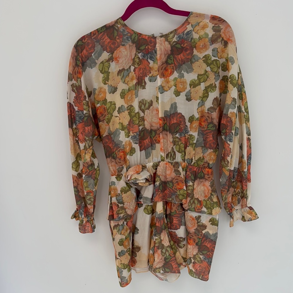 Floral Print Women's Top